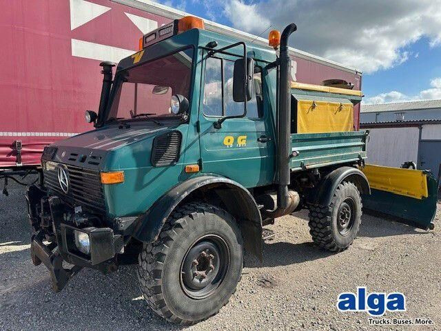 Unimog U 1400 4x4,Winterdienst,Schneeschild,Salzstreuer - Utilaje constructii: Foto 1 Unimog U 1400 4x4,Winterdienst,Schneeschild,Salzstreuer - Utilaje constructii: Foto 1