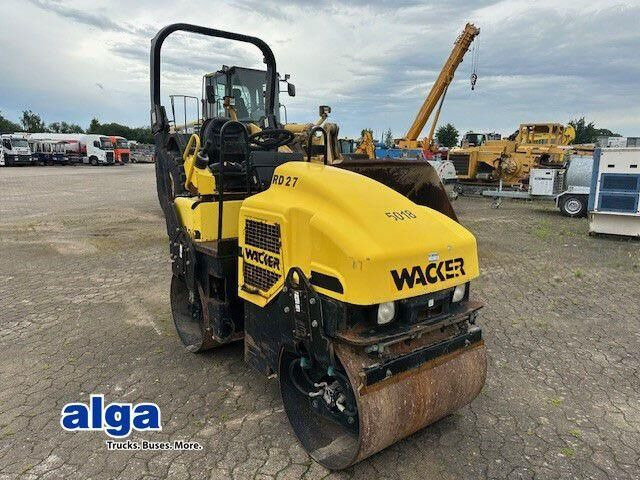 Wacker RD27-100, Tandem, 1m Bandagen, Vibration - Cilindru compactor: Foto 1 Wacker RD27-100, Tandem, 1m Bandagen, Vibration - Cilindru compactor: Foto 1