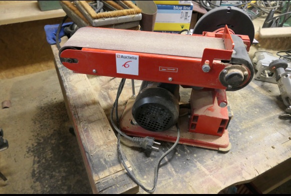 Ponceuse à bande + lapidaire Einhell TC-US 400 - Utilaj pentru prelucrarea lemnului: Foto 1 Ponceuse à bande + lapidaire Einhell TC-US 400 - Utilaj pentru prelucrarea lemnului: Foto 1