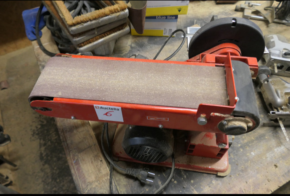 Ponceuse à bande + lapidaire Einhell TC-US 400 - Utilaj pentru prelucrarea lemnului: Foto 2 Ponceuse à bande + lapidaire Einhell TC-US 400 - Utilaj pentru prelucrarea lemnului: Foto 2