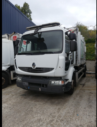 REF:8402 - Camion poubelle Renault Midlum (2013-147.276 km)(VIN:VF644AHL000007224) - Autogunoiere: Foto 1 REF:8402 - Camion poubelle Renault Midlum (2013-147.276 km)(VIN:VF644AHL000007224) - Autogunoiere: Foto 1