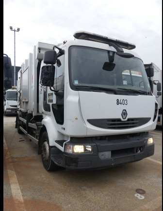 REF:8403 - Camion poubelle Renault Midlum (2013-160.268 km)(VIN:VF644AHL000007252) - Autogunoiere: Foto 3 REF:8403 - Camion poubelle Renault Midlum (2013-160.268 km)(VIN:VF644AHL000007252) - Autogunoiere: Foto 3