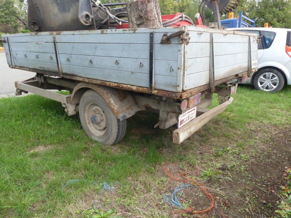 Remorcă platformă Remorque agricole 1 essieu marque et modèle inconnu: Foto 6