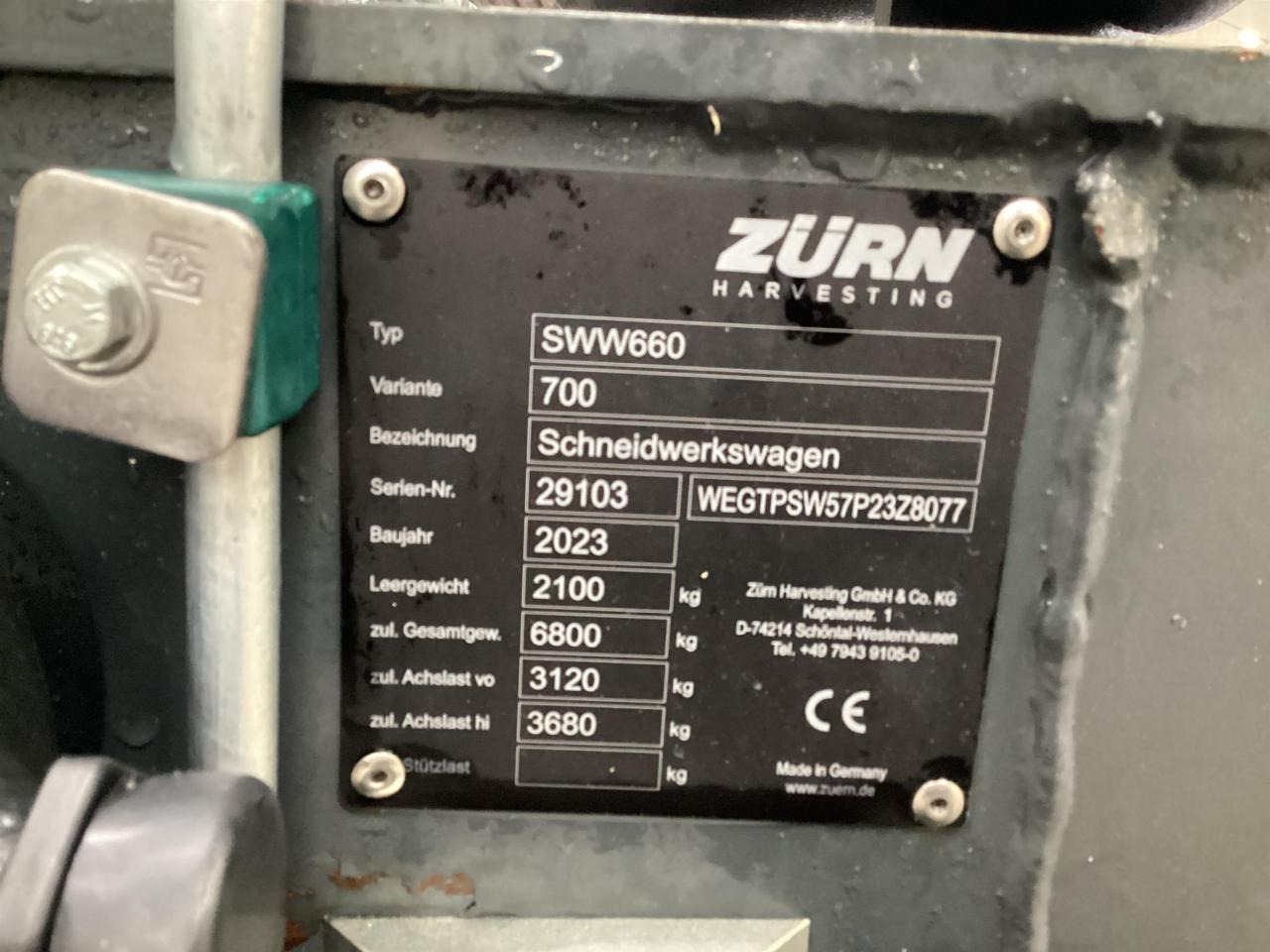 Utilaje pentru maşină de recoltat furaj Zürn Profi Cut 700: Foto 17