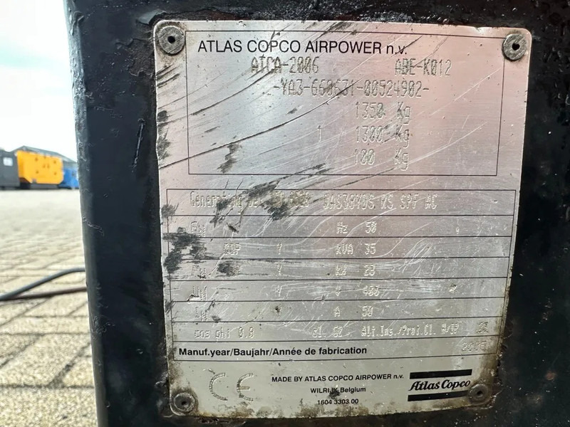 Atlas-Copco QAS 38 Yanmar Mecc Alte Spa 40 kVA Silent generatorset - Generator electric: Foto 5 Atlas-Copco QAS 38 Yanmar Mecc Alte Spa 40 kVA Silent generatorset - Generator electric: Foto 5