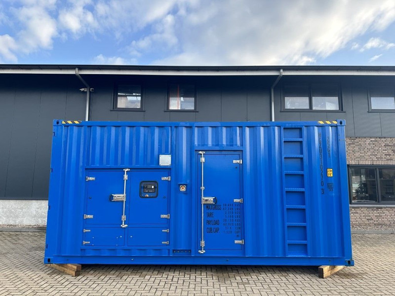 Mitsubishi S12H-PTA Leroy Somer 1100 kVA Supersilent generatorset in 20 ft container New ! - Generator electric: Foto 1 Mitsubishi S12H-PTA Leroy Somer 1100 kVA Supersilent generatorset in 20 ft container New ! - Generator electric: Foto 1
