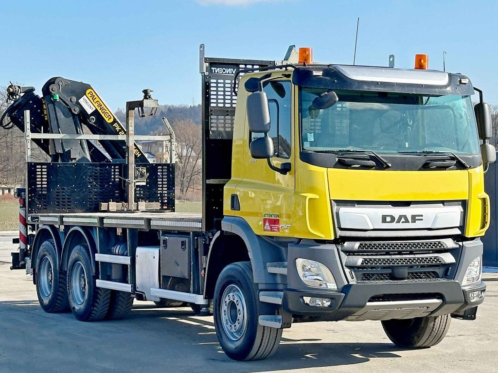 DAF CF 450 * PK 22002 - EH D + FUNK * 6x4 * TOP - Camion cu macara, Camion platformă: Foto 3 DAF CF 450 * PK 22002 - EH D + FUNK * 6x4 * TOP - Camion cu macara, Camion platformă: Foto 3