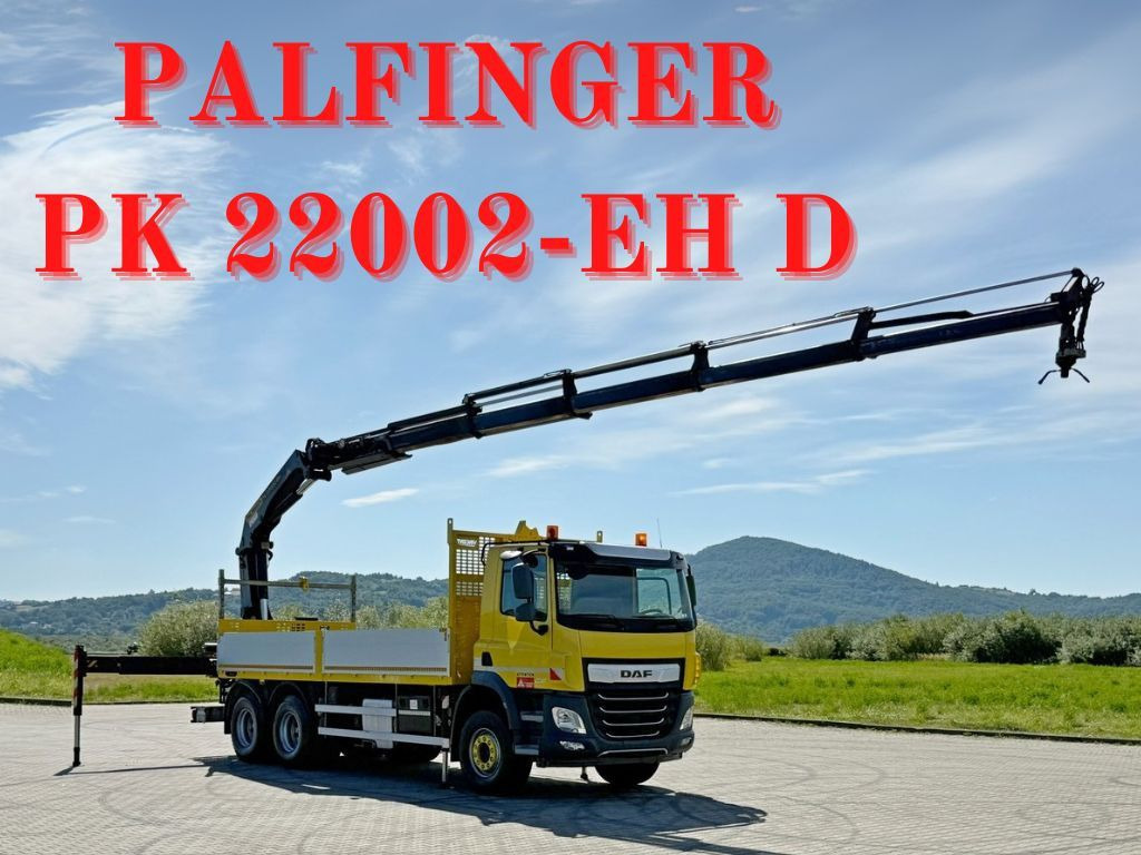 DAF CF 450 * PK 22002 - EH D + FUNK * 6x4 * TOP - Camion cu macara: Foto 1 DAF CF 450 * PK 22002 - EH D + FUNK * 6x4 * TOP - Camion cu macara: Foto 1