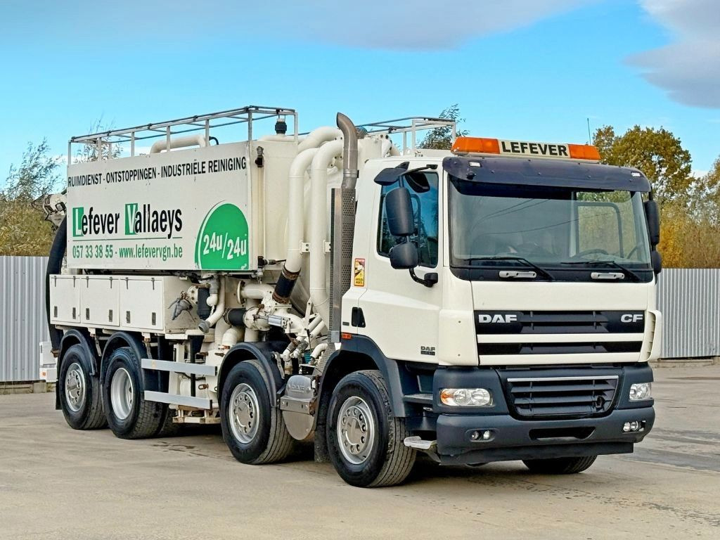 DAF CF 85.410 * Saug und Spülwagen +FUNK - Maşină pentru vidanjări: Foto 1 DAF CF 85.410 * Saug und Spülwagen +FUNK - Maşină pentru vidanjări: Foto 1