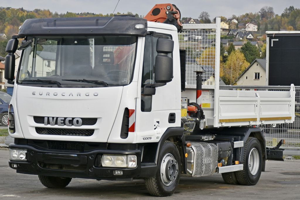 Iveco EUROCARGO 100E19 +PK 7001 H + FUNK * TOPZUSTAND - Camion cu macara, Camion basculantă: Foto 3 Iveco EUROCARGO 100E19 +PK 7001 H + FUNK * TOPZUSTAND - Camion cu macara, Camion basculantă: Foto 3