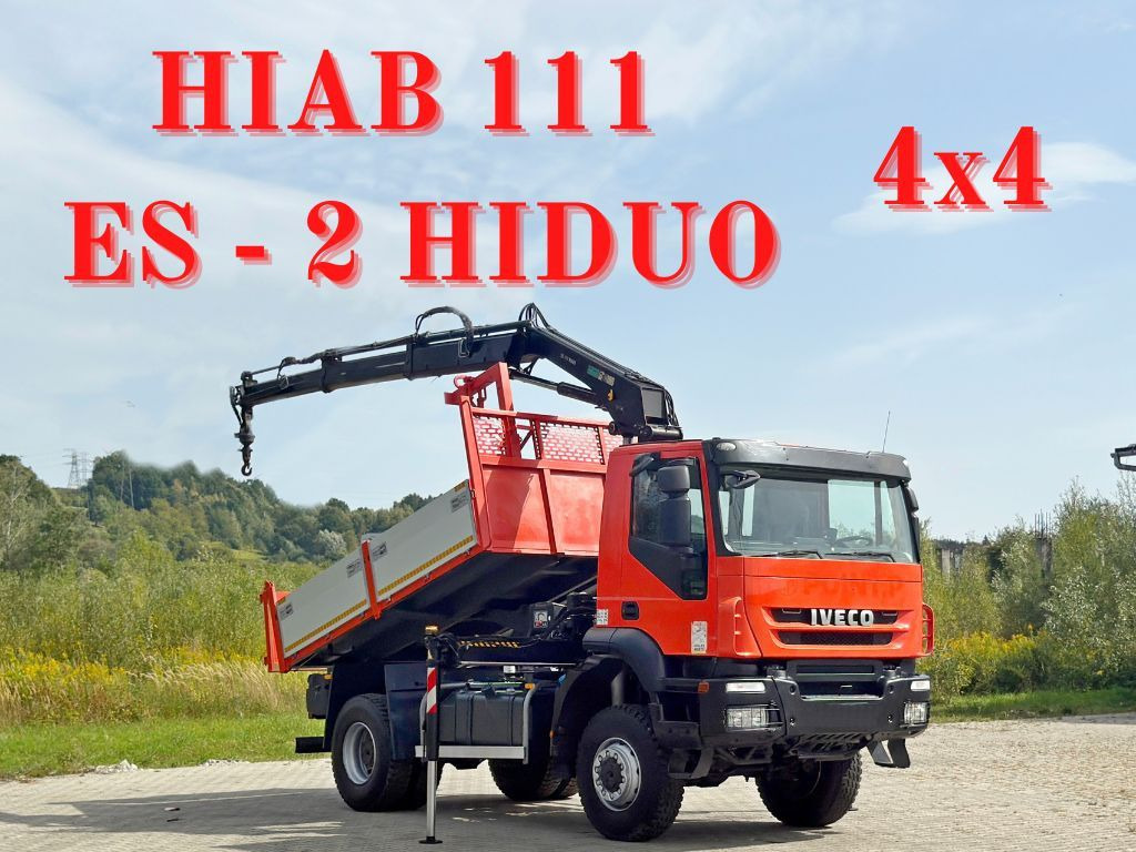 Iveco TRAKKER 190T36 * HIAB 111 ES-2 HIDUO * 4x4 * TOP - Camion cu macara: Foto 1 Iveco TRAKKER 190T36 * HIAB 111 ES-2 HIDUO * 4x4 * TOP - Camion cu macara: Foto 1