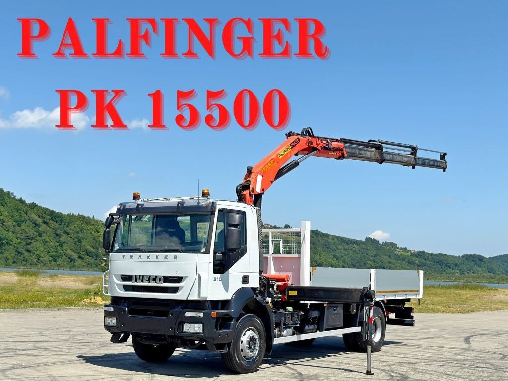 Iveco TRAKKER 310* PRITSCHE 6,00 m * PK 15500 * TOP - Camion cu macara: Foto 1 Iveco TRAKKER 310* PRITSCHE 6,00 m * PK 15500 * TOP - Camion cu macara: Foto 1