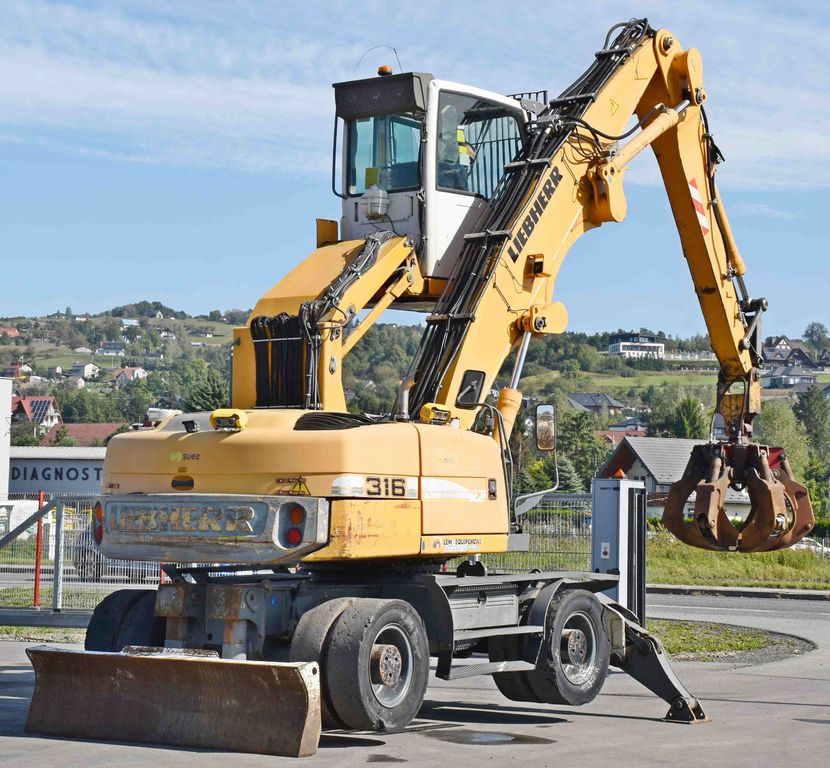 Excavator pe roţi Liebherr PELLE A316 * Umschlagbagger * Topzustand!: Foto 9