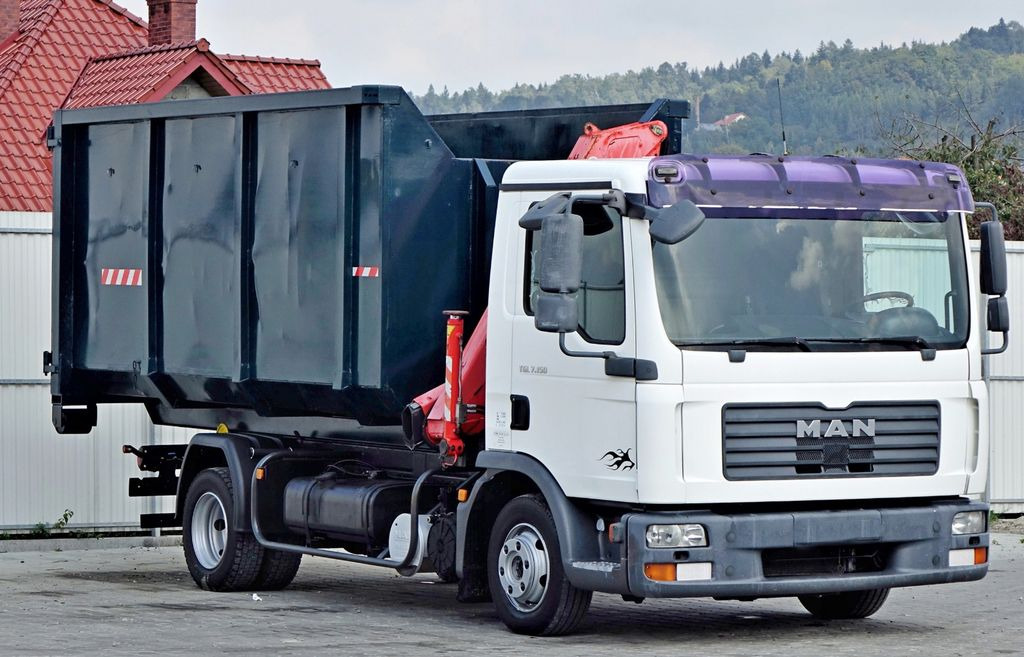 MAN TGL 7.150 Abrollkipper + Kran !! MAN TGL 7.150 Abrollkipper + Kran !! - Camion cu macara, Camion cu cârlig: Foto 3 MAN TGL 7.150 Abrollkipper + Kran !! MAN TGL 7.150 Abrollkipper + Kran !! - Camion cu macara, Camion cu cârlig: Foto 3