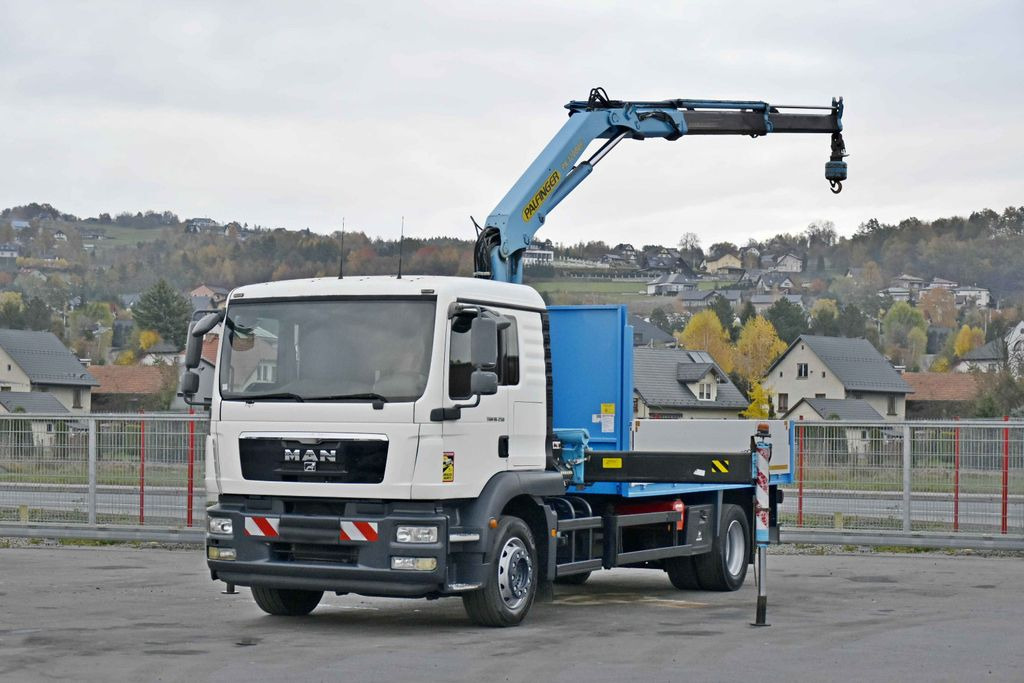 MAN TGM 18.250* PRITSCHE 4,80m* PK 12080 KA/FUNK*TOP - Camion cu macara, Camion platformă: Foto 2 MAN TGM 18.250* PRITSCHE 4,80m* PK 12080 KA/FUNK*TOP - Camion cu macara, Camion platformă: Foto 2