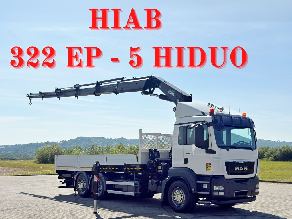 MAN TGS 26.400 * HIAB 322 EP-5 HIDUO + FUNK* TOP - Camion cu macara: Foto 1 MAN TGS 26.400 * HIAB 322 EP-5 HIDUO + FUNK* TOP - Camion cu macara: Foto 1