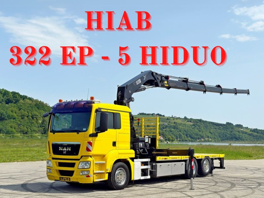 MAN TGS 26.440 * HIAB 322 EP - 5 HIDUO/ FUNK * TOP MAN TGS 26.440 * HIAB 322 EP - 5 HIDUO/ FUNK * TOP - Camion cu macara, Camion platformă: Foto 1 MAN TGS 26.440 * HIAB 322 EP - 5 HIDUO/ FUNK * TOP MAN TGS 26.440 * HIAB 322 EP - 5 HIDUO/ FUNK * TOP - Camion cu macara, Camion platformă: Foto 1
