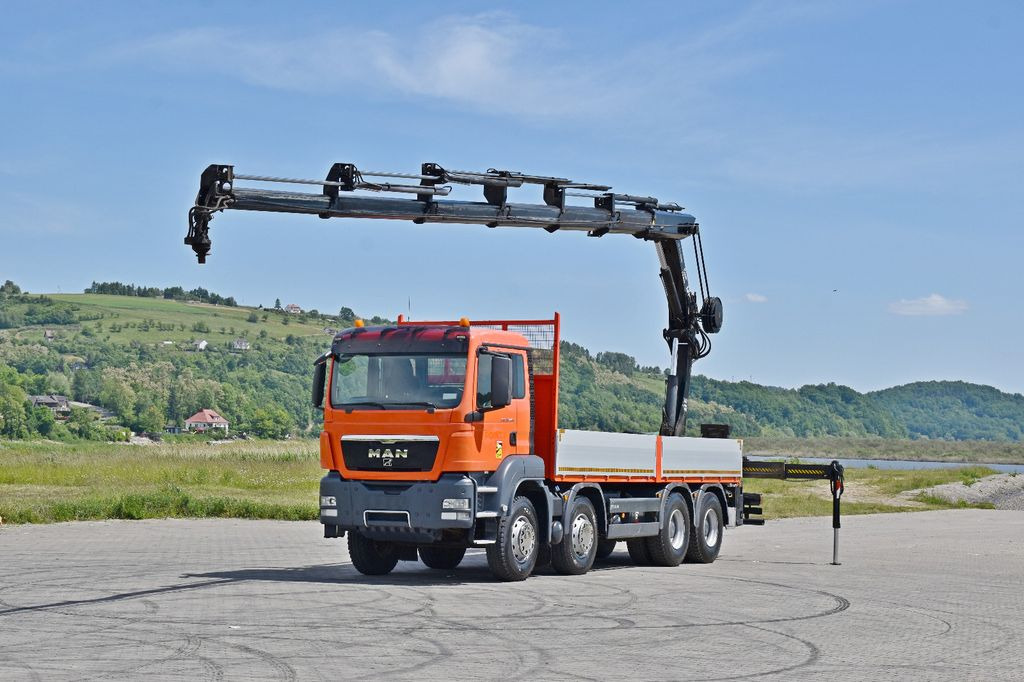 MAN TGS 35.440 * HIAB 211 E-6 HIDUO +FUNK / 8x4 MAN TGS 35.440 * HIAB 211 E-6 HIDUO +FUNK / 8x4 - Camion cu macara, Camion platformă: Foto 2 MAN TGS 35.440 * HIAB 211 E-6 HIDUO +FUNK / 8x4 MAN TGS 35.440 * HIAB 211 E-6 HIDUO +FUNK / 8x4 - Camion cu macara, Camion platformă: Foto 2