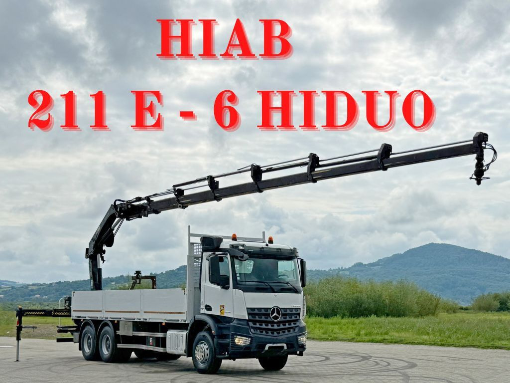 Mercedes-Benz AROCS 2636 * HIAB 211 E-6 HIDUO/FUNK *6x4 - Camion cu macara: Foto 1 Mercedes-Benz AROCS 2636 * HIAB 211 E-6 HIDUO/FUNK *6x4 - Camion cu macara: Foto 1