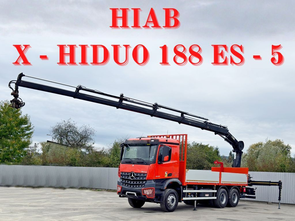 Mercedes-Benz AROCS 2643 *HIAB X-HIDUO 188 ES-5/FUNK * 6x4 - Camion cu macara: Foto 1 Mercedes-Benz AROCS 2643 *HIAB X-HIDUO 188 ES-5/FUNK * 6x4 - Camion cu macara: Foto 1
