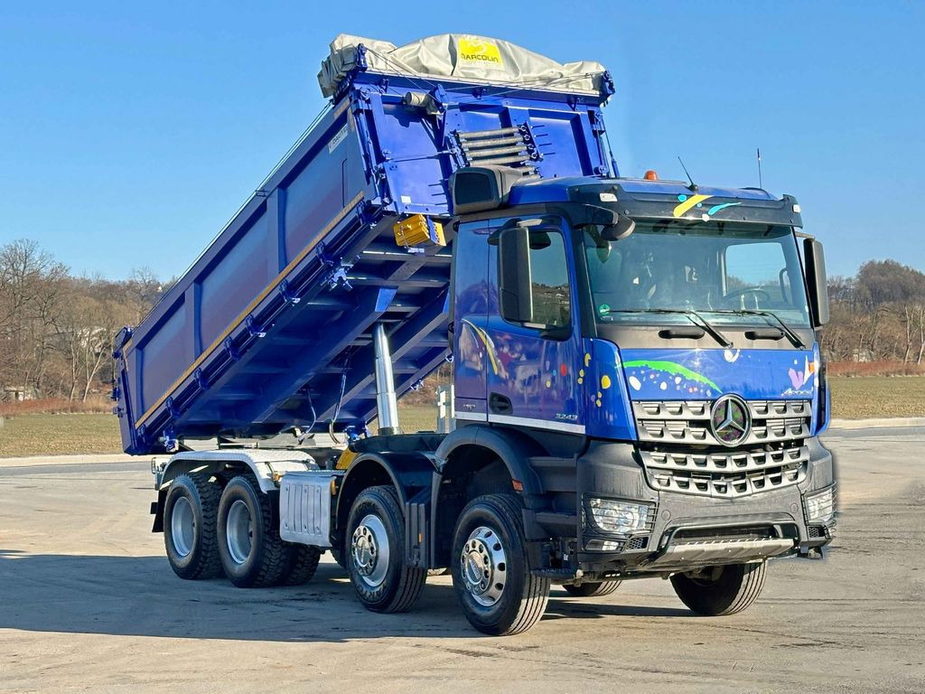 Mercedes-Benz AROCS 3243 * KIPPER 5,70 m * 8x4 * TOPZUSTAND - Camion basculantă, Camion cu macara: Foto 3 Mercedes-Benz AROCS 3243 * KIPPER 5,70 m * 8x4 * TOPZUSTAND - Camion basculantă, Camion cu macara: Foto 3