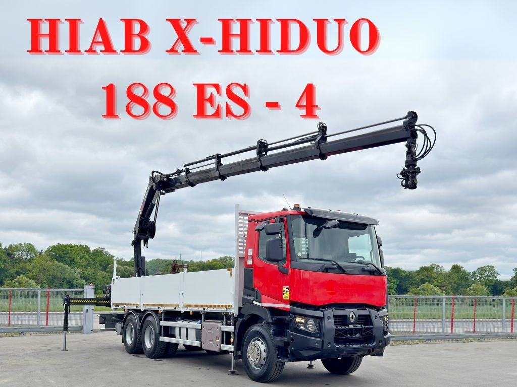 Renault C 430 *HIAB X - HIDUO 188 ES - 4 + FUNK * 6x4 - Camion cu macara: Foto 1 Renault C 430 *HIAB X - HIDUO 188 ES - 4 + FUNK * 6x4 - Camion cu macara: Foto 1