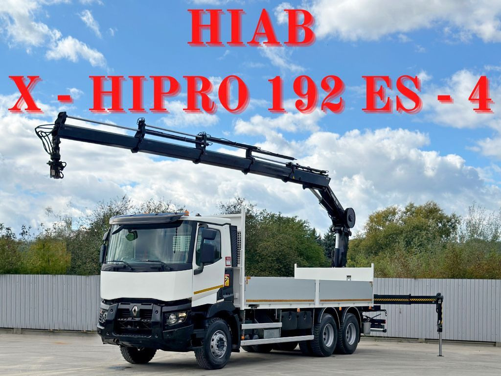 Renault C 430 *HIAB X - HIPRO 192 ES -4 + FUNK* 6x4 - Camion cu macara: Foto 1 Renault C 430 *HIAB X - HIPRO 192 ES -4 + FUNK* 6x4 - Camion cu macara: Foto 1
