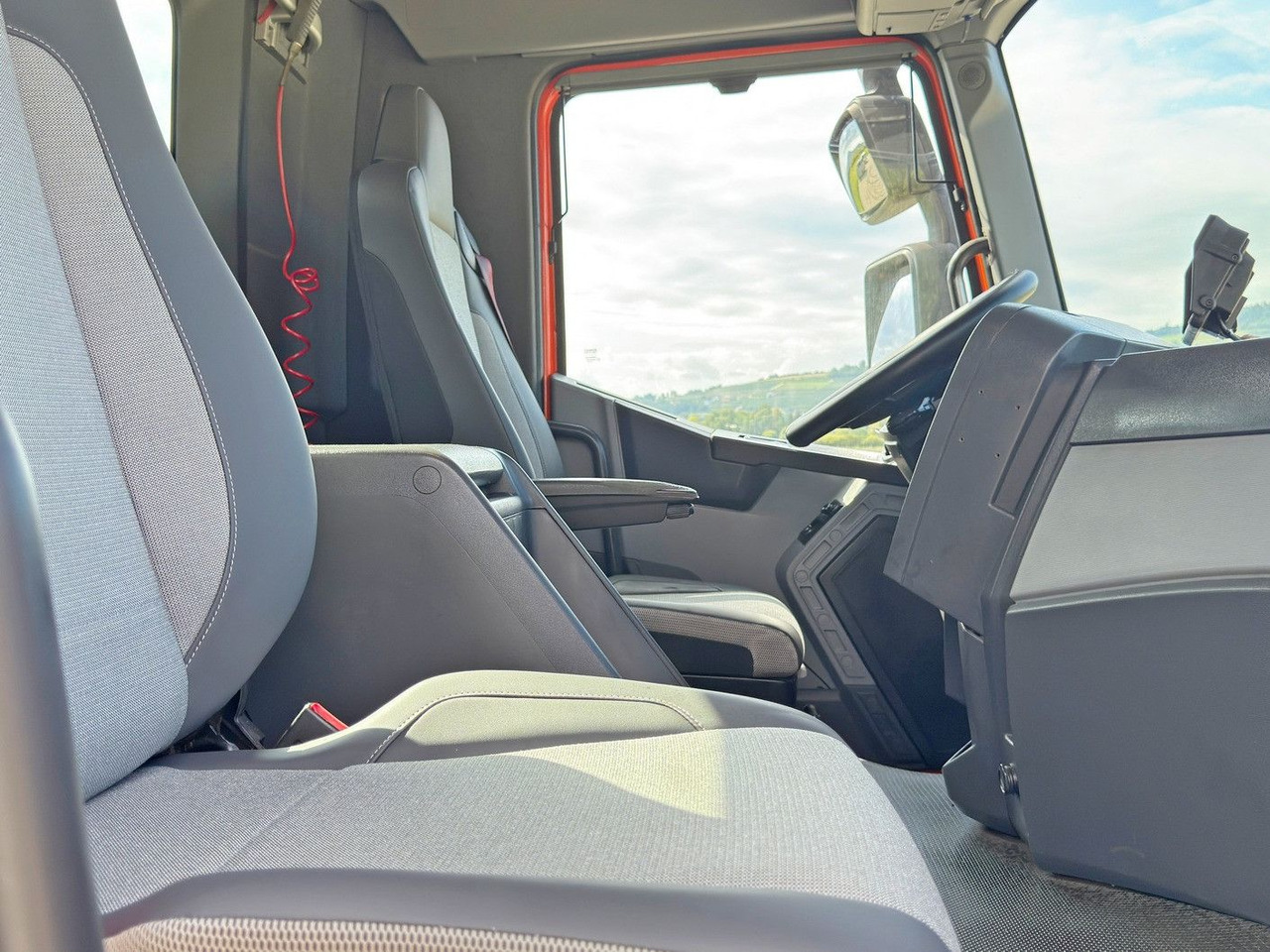 Camion cu macara Renault C 430 *KIPPER 6,80m* HIAB X-HIDUO 188 ES-4 * 8x4: Foto 11