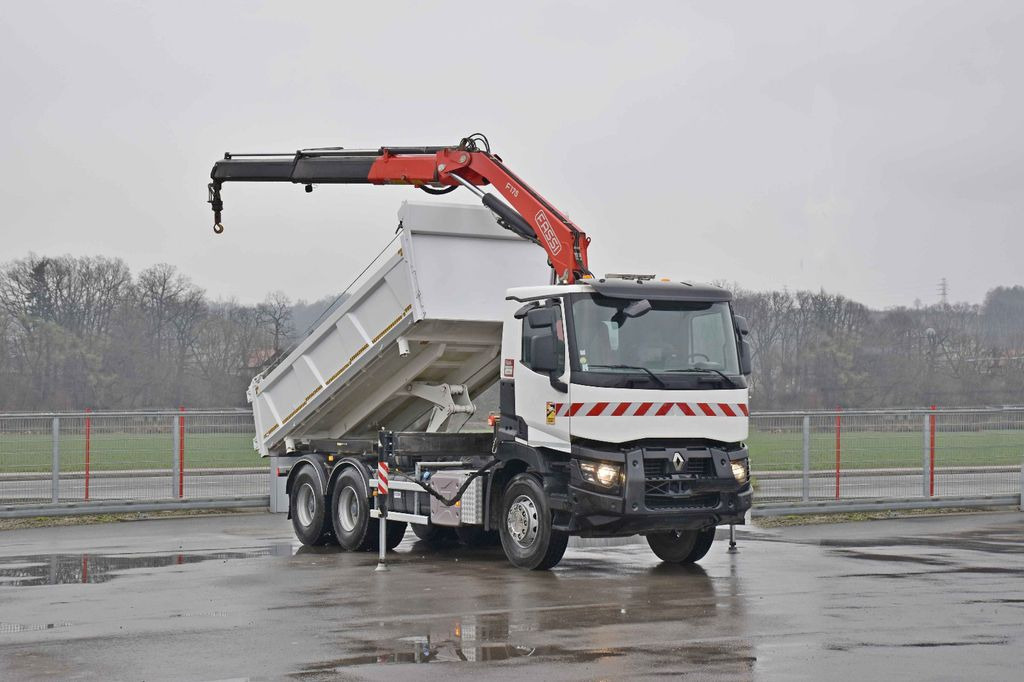 Renault C380 *KIPPER 5,10 m* FASSI F175A.0.22+FUNK /6x4 - Camion basculantă, Camion cu macara: Foto 2 Renault C380 *KIPPER 5,10 m* FASSI F175A.0.22+FUNK /6x4 - Camion basculantă, Camion cu macara: Foto 2