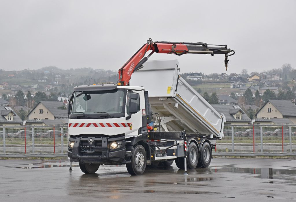 Renault C380 *KIPPER 5,10 m* FASSI F175A.0.22+FUNK /6x4 - Camion cu macara, Camion basculantă: Foto 2 Renault C380 *KIPPER 5,10 m* FASSI F175A.0.22+FUNK /6x4 - Camion cu macara, Camion basculantă: Foto 2
