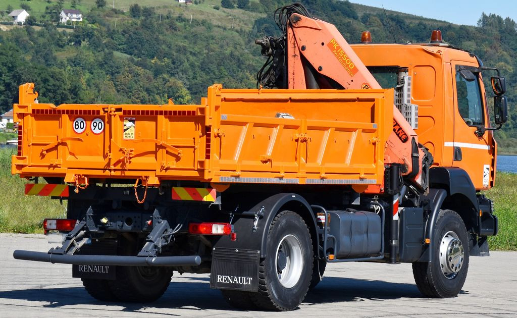 Camion basculantă, Camion cu macara Renault KERAX 370 DXI* KIPPER 3,70m *PK 15500 + FUNK*TOP: Foto 6