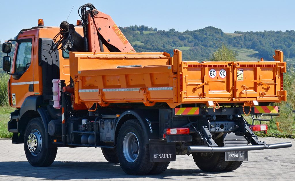 Camion basculantă, Camion cu macara Renault KERAX 370 DXI* KIPPER 3,70m *PK 15500 + FUNK*TOP: Foto 7