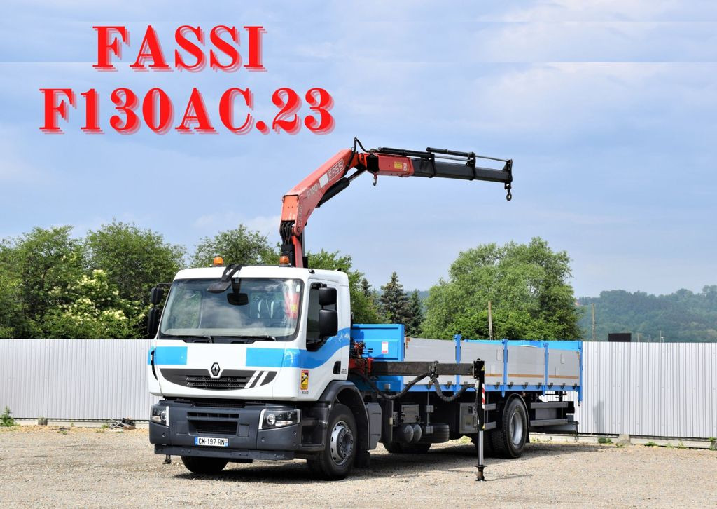 Renault Premium 320 DXI* FASSI F130AC.23 * FUNK - Camion cu macara, Camion platformă: Foto 1 Renault Premium 320 DXI* FASSI F130AC.23 * FUNK - Camion cu macara, Camion platformă: Foto 1