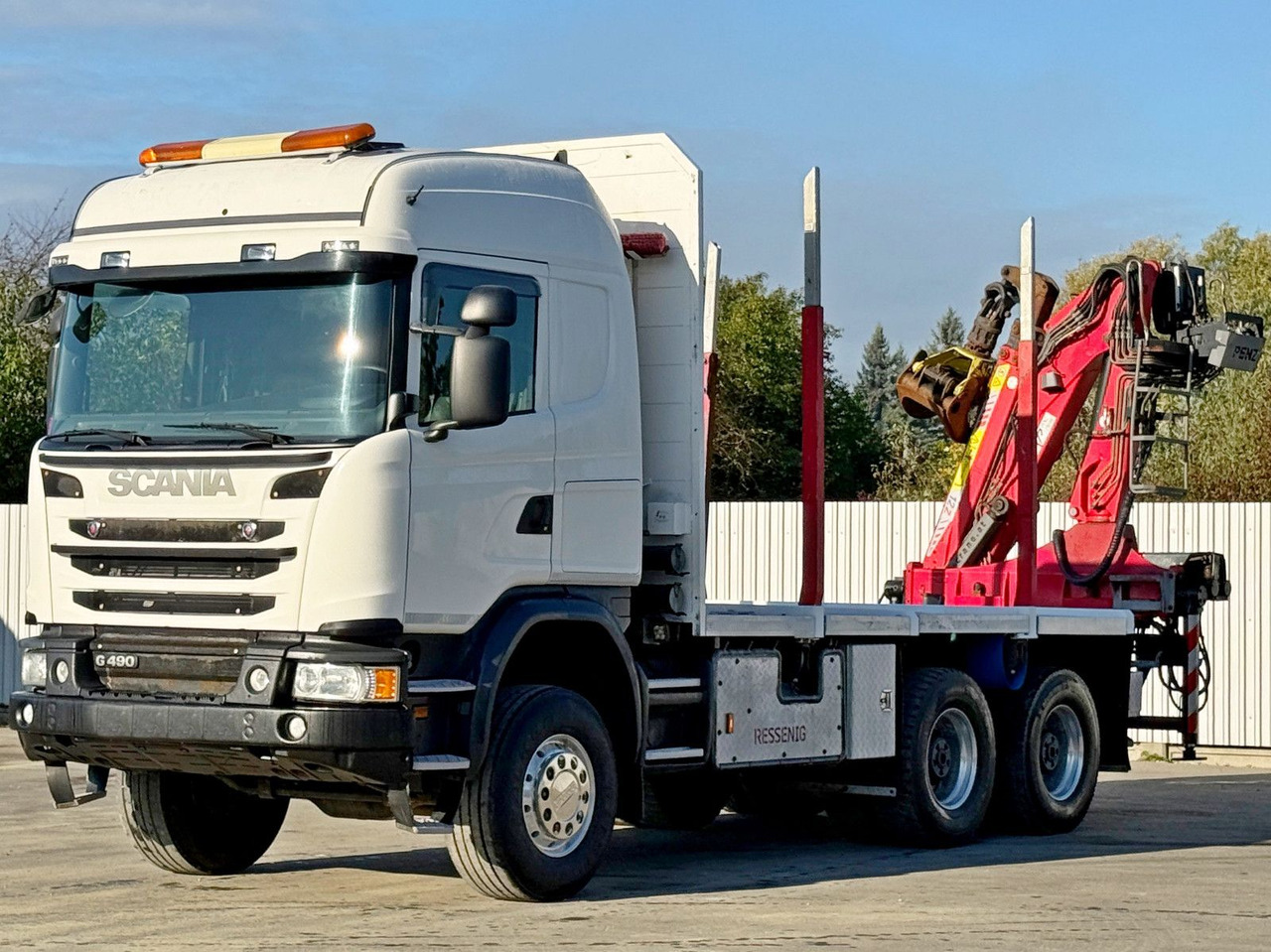 Scania G490* HOLZTRANSPORTER * PENZ 12Z8.70* 6x6 - Camion cu macara: Foto 3 Scania G490* HOLZTRANSPORTER * PENZ 12Z8.70* 6x6 - Camion cu macara: Foto 3