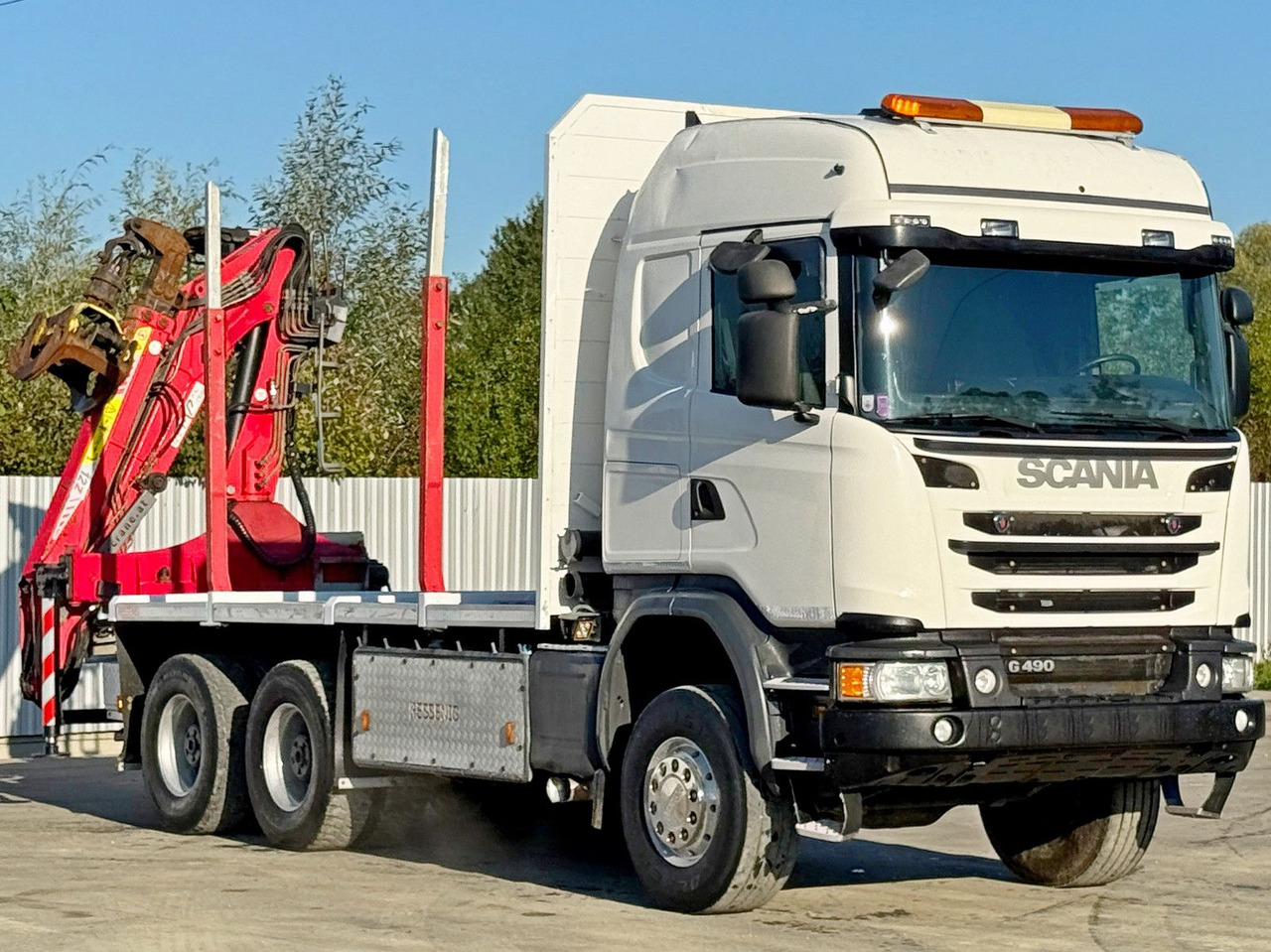 Scania G490* HOLZTRANSPORTER * PENZ 12Z8.70* 6x6 - Camion cu macara: Foto 4 Scania G490* HOLZTRANSPORTER * PENZ 12Z8.70* 6x6 - Camion cu macara: Foto 4