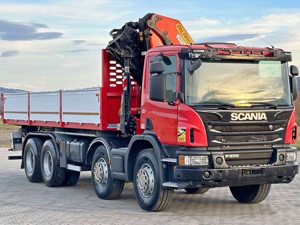 Scania P 400 Kipper 6,80 m * PK 33002-EH D + FUNK * 8x4 Scania P 400 Kipper 6,80 m * PK 33002-EH D + FUNK * 8x4 - Camion basculantă, Camion cu macara: Foto 3 Scania P 400 Kipper 6,80 m * PK 33002-EH D + FUNK * 8x4 Scania P 400 Kipper 6,80 m * PK 33002-EH D + FUNK * 8x4 - Camion basculantă, Camion cu macara: Foto 3