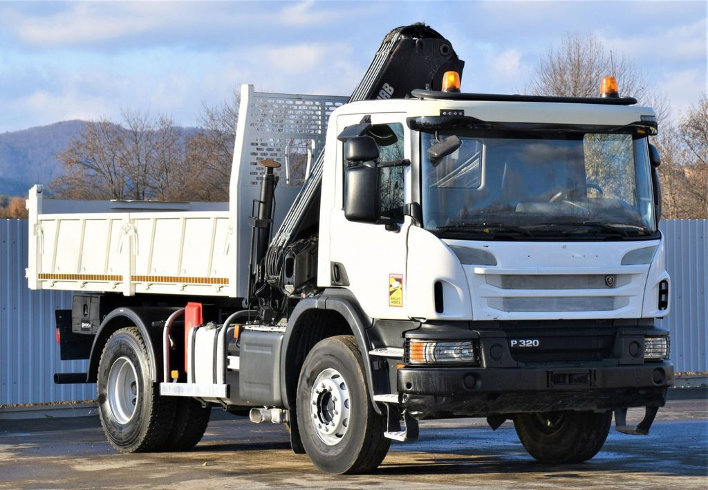 Scania P320 Kipper 3,90m *BORDMATIC*HIAB 122B-2DUO* TOP - Camion basculantă, Camion cu macara: Foto 4 Scania P320 Kipper 3,90m *BORDMATIC*HIAB 122B-2DUO* TOP - Camion basculantă, Camion cu macara: Foto 4