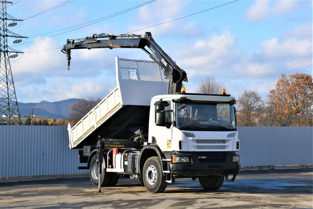 Scania P320 Kipper 3,90m *BORDMATIC*HIAB 122B-2DUO* TOP - Camion basculantă, Camion cu macara: Foto 2 Scania P320 Kipper 3,90m *BORDMATIC*HIAB 122B-2DUO* TOP - Camion basculantă, Camion cu macara: Foto 2