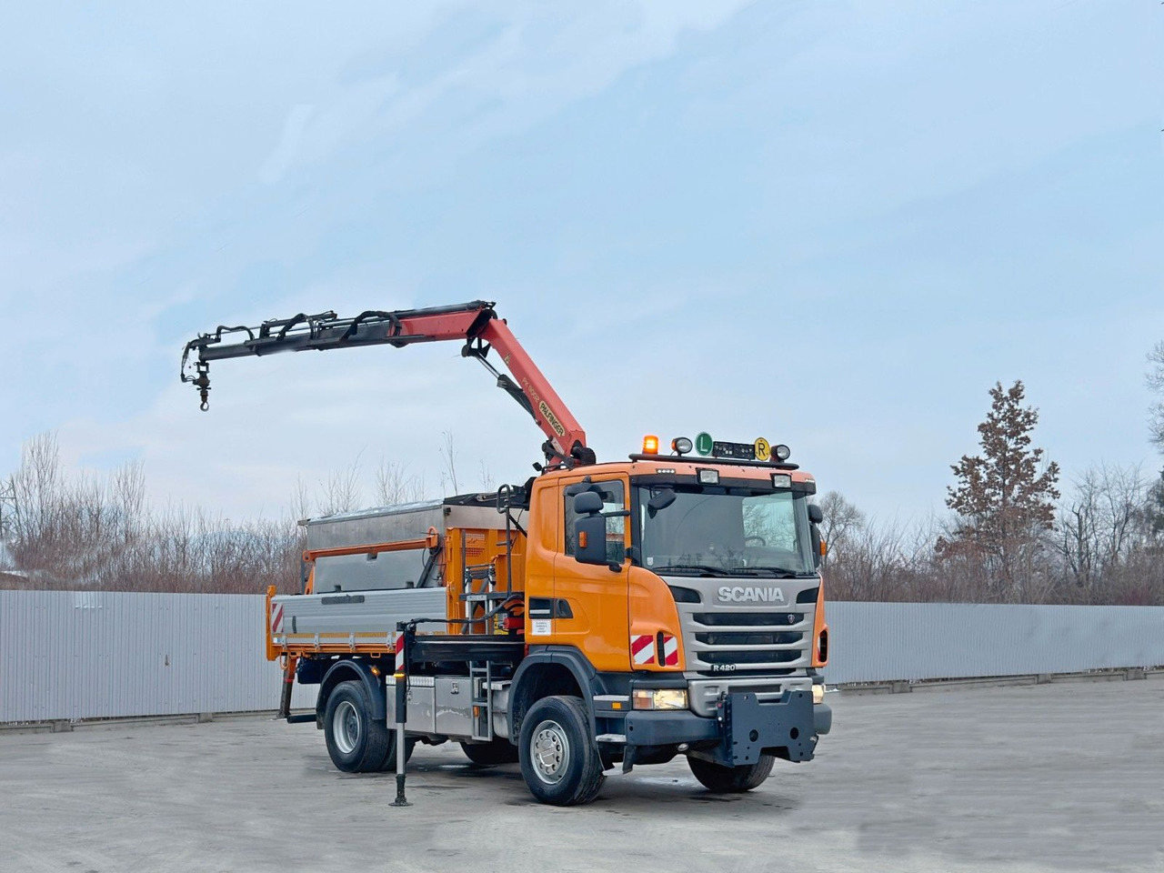 Scania R 420 * PK 11002/FUNK * sandblaste - Camion basculantă, Camion cu macara: Foto 3 Scania R 420 * PK 11002/FUNK * sandblaste - Camion basculantă, Camion cu macara: Foto 3