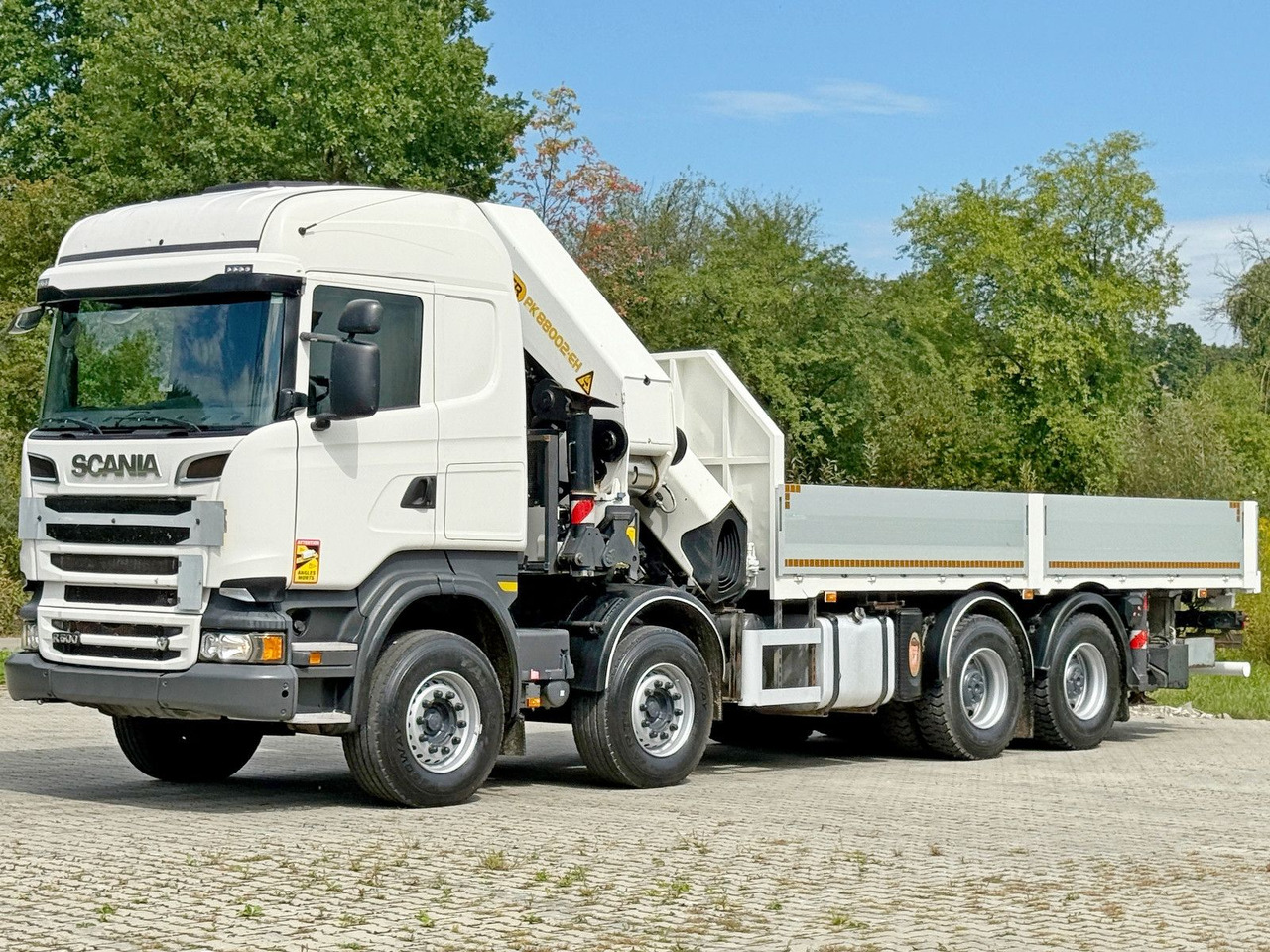 Scania R 500 * PK 88002 - EH G + FUNK * 8x4 *TOPZUSTAND - Camion cu macara: Foto 4 Scania R 500 * PK 88002 - EH G + FUNK * 8x4 *TOPZUSTAND - Camion cu macara: Foto 4