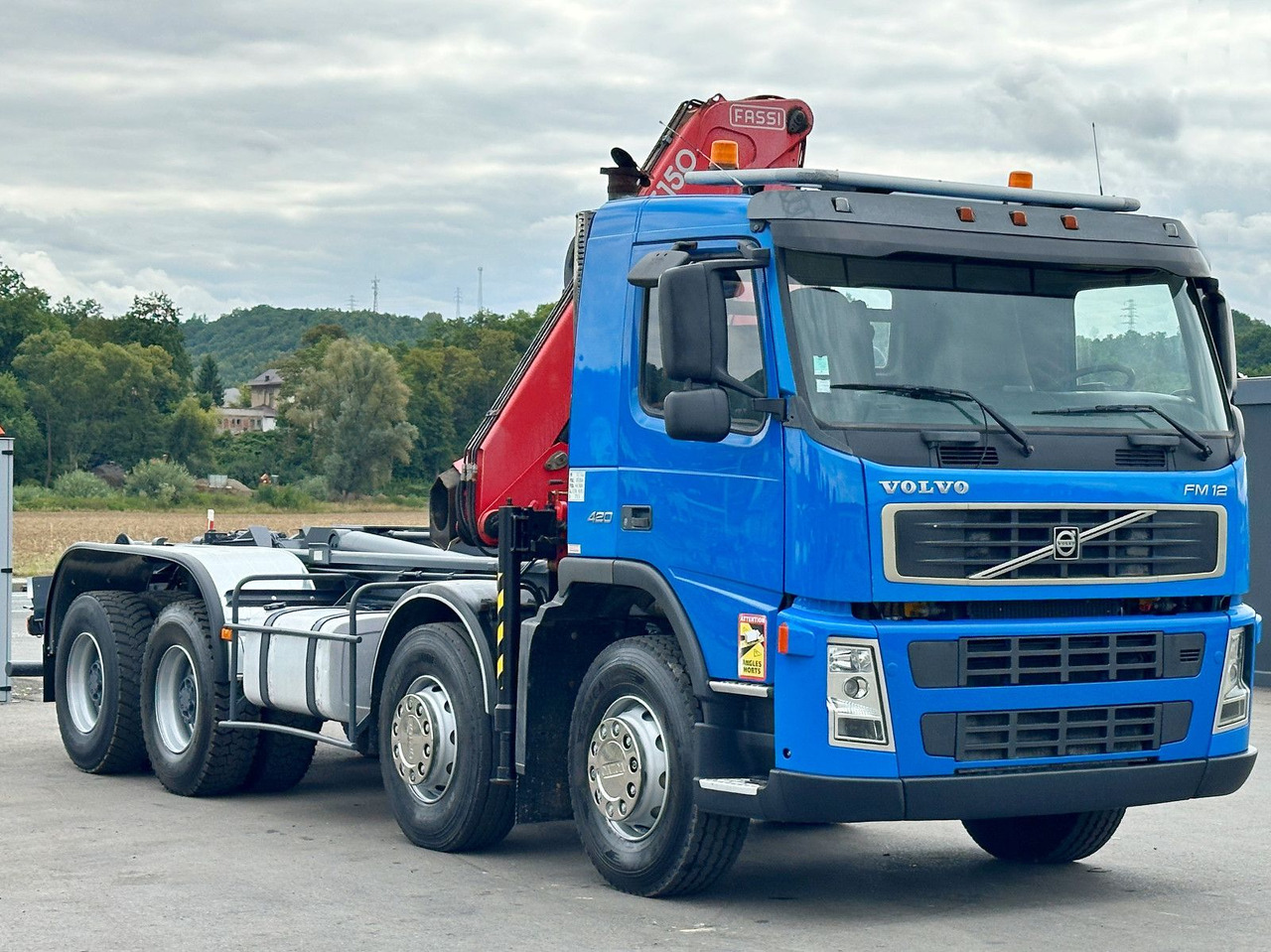 Volvo FM 12.420 * FASSI F150A.21 * 8x4 * TOP - Camion cu cârlig, Camion cu macara: Foto 4 Volvo FM 12.420 * FASSI F150A.21 * 8x4 * TOP - Camion cu cârlig, Camion cu macara: Foto 4