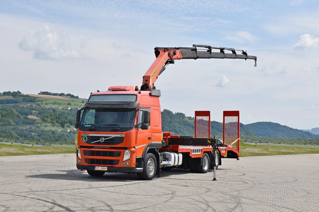 Volvo FM 410 * PK 26002 - EH D / FUNK* TOPZUSTAND - Camion cu macara, Camion transport auto: Foto 2 Volvo FM 410 * PK 26002 - EH D / FUNK* TOPZUSTAND - Camion cu macara, Camion transport auto: Foto 2