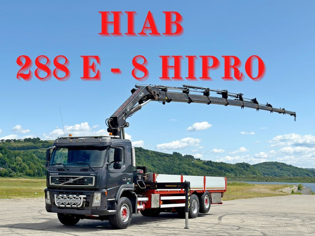 Volvo FM 440 * HIAB 288 E - 8 HIPRO/FUNK * TOPZUSTAND - Camion cu macara: Foto 1 Volvo FM 440 * HIAB 288 E - 8 HIPRO/FUNK * TOPZUSTAND - Camion cu macara: Foto 1