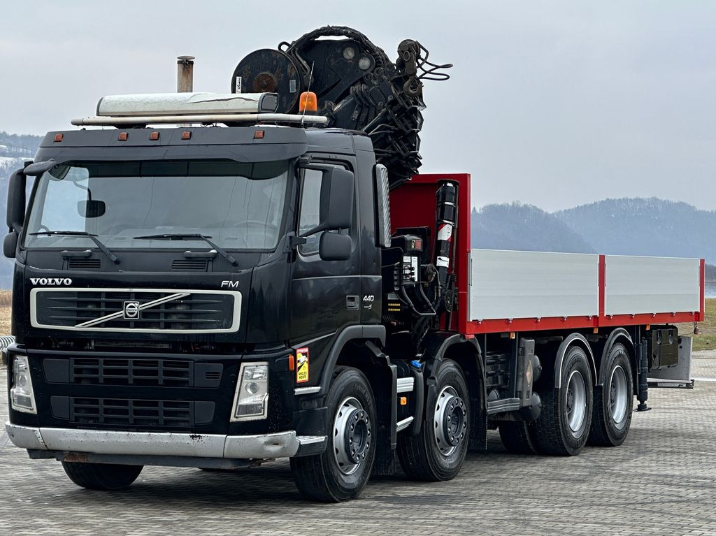 Volvo FM 440* HIAB 377 E-7 HIDUO + FUNK / 8x4 - Camion platformă, Camion cu macara: Foto 4 Volvo FM 440* HIAB 377 E-7 HIDUO + FUNK / 8x4 - Camion platformă, Camion cu macara: Foto 4