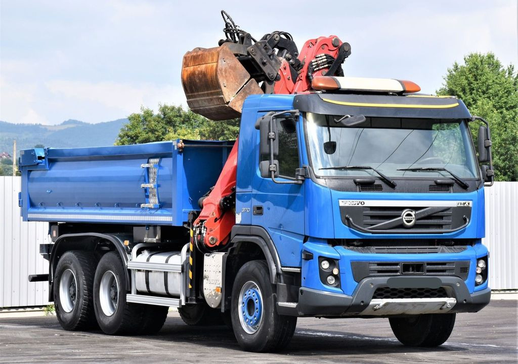 Volvo FMX 370 Kipper 4,90m *EPSILON Q150Z/FUNK*6x4 - Camion cu macara, Camion basculantă: Foto 4 Volvo FMX 370 Kipper 4,90m *EPSILON Q150Z/FUNK*6x4 - Camion cu macara, Camion basculantă: Foto 4