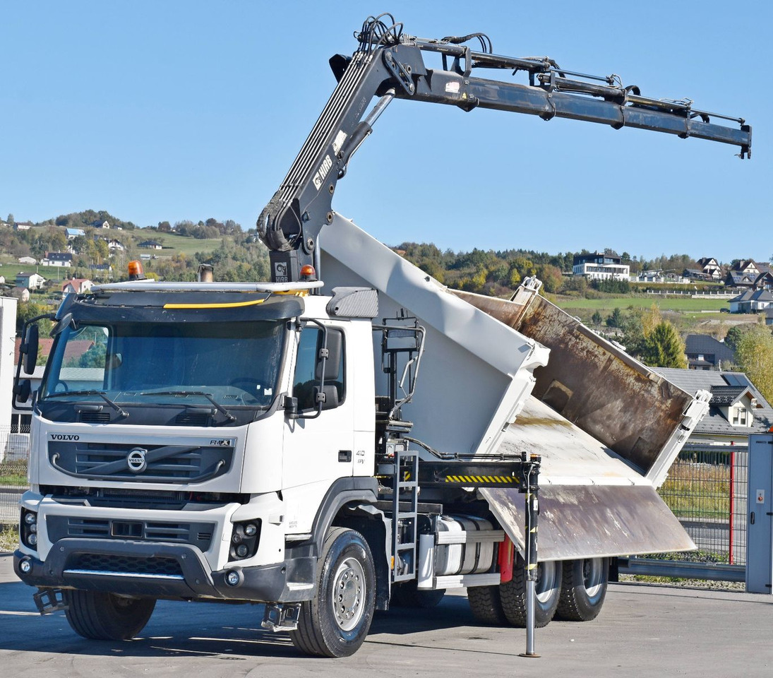 Volvo FMX 410 Kipper 5,20m*HIAB 122 D-4 HIDUO/FUNK*6x4 - Camion basculantă: Foto 3 Volvo FMX 410 Kipper 5,20m*HIAB 122 D-4 HIDUO/FUNK*6x4 - Camion basculantă: Foto 3