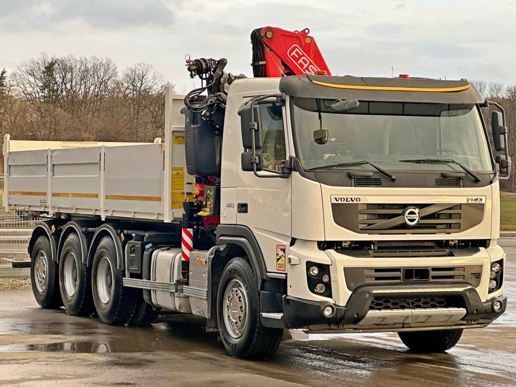 Volvo FMX 450 Kipper 6,50m*FASSI F215A.0.24 + FUNK*8x4 - Camion basculantă: Foto 3 Volvo FMX 450 Kipper 6,50m*FASSI F215A.0.24 + FUNK*8x4 - Camion basculantă: Foto 3