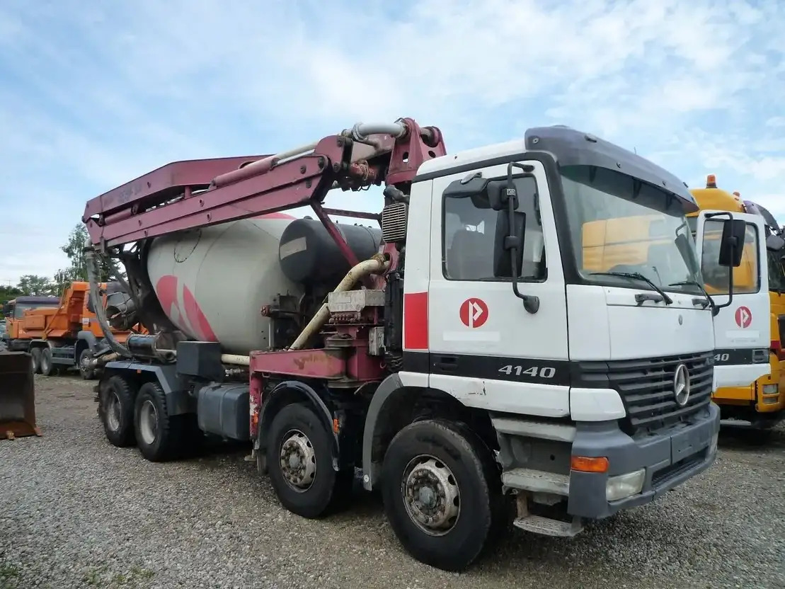 Mercedes-Benz Actros 4141 - Autobetonieră cu pompă: Foto 2 Mercedes-Benz Actros 4141 - Autobetonieră cu pompă: Foto 2