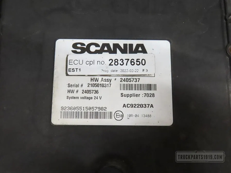 Scania 2837650 | EST1 regeleenheid - Calculator de bord pentru Camion: Foto 2 Scania 2837650 | EST1 regeleenheid - Calculator de bord pentru Camion: Foto 2