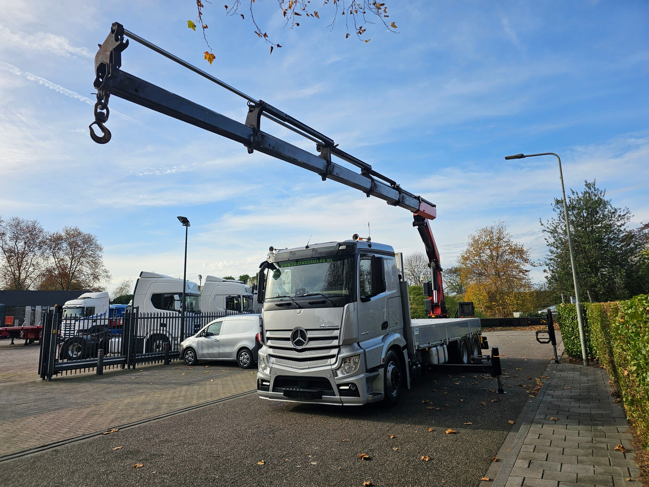 Mercedes Benz Actros 2645 6x4 - Camion platformă, Camion cu macara: Foto 3 Mercedes Benz Actros 2645 6x4 - Camion platformă, Camion cu macara: Foto 3